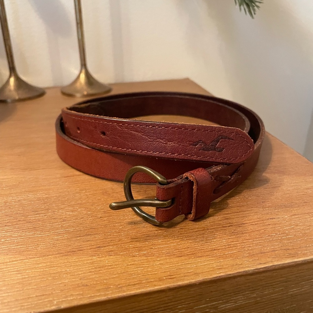 Hollister Brown Leather Belt Women’s